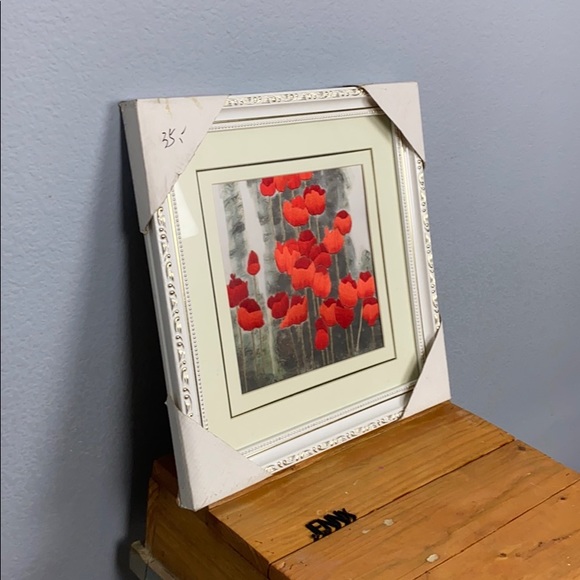 Embroidered Art with Frame - Picture 1 of 4